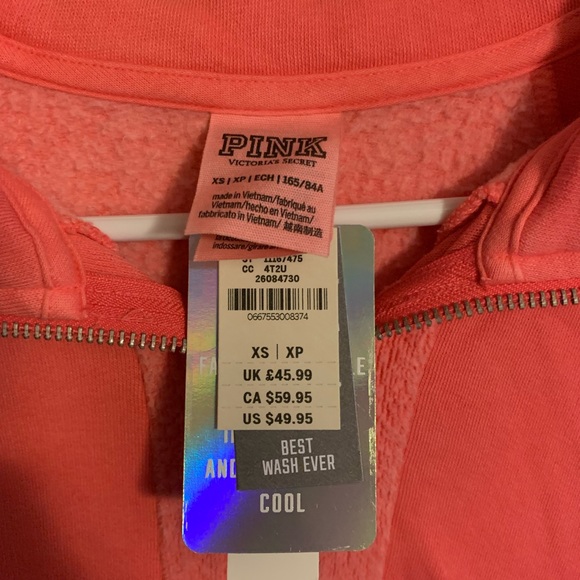 NEW! Victoria Secret Pink Pullover Sweatshirt - Picture 2 of 7